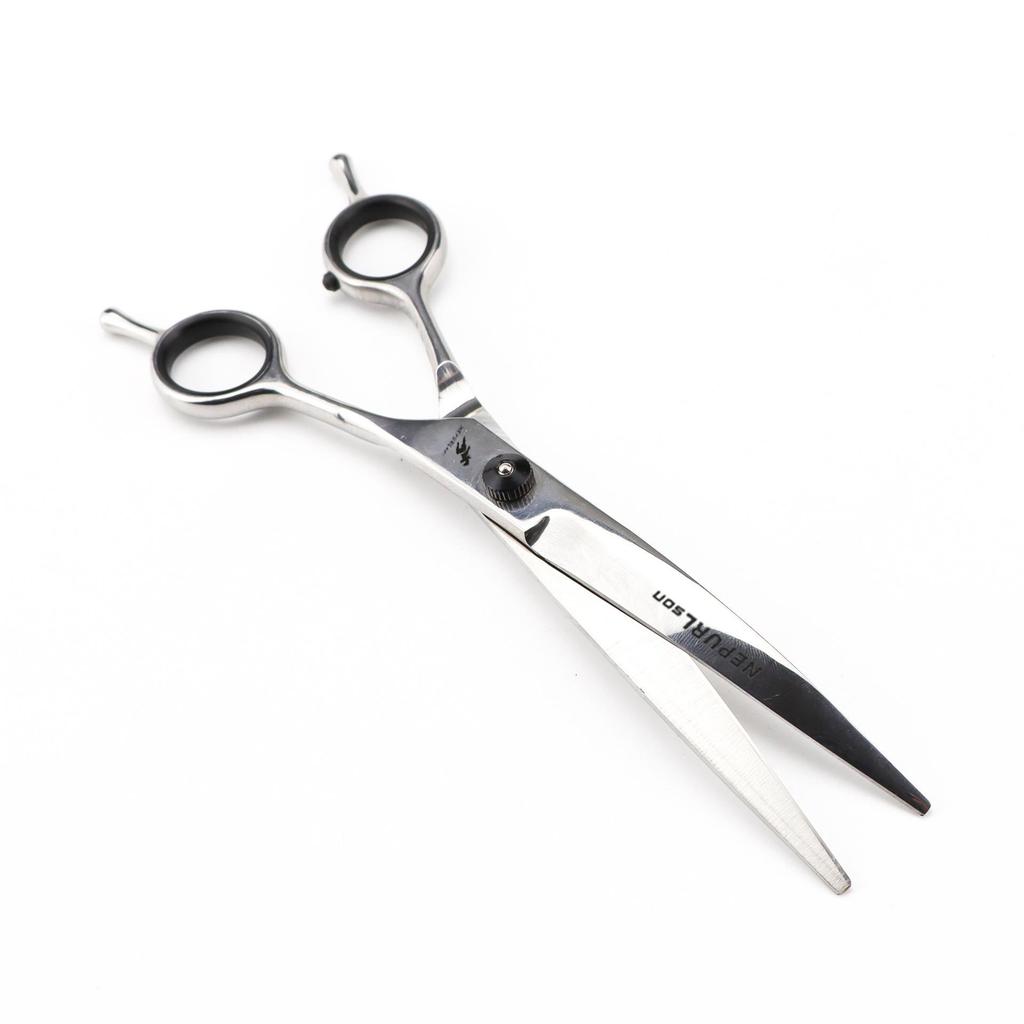 7-inch Napsun Black Pet Grooming Scissors Set: 4 Straight Shears, Fishbone Design, 3pcs 5pcs Options