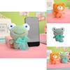 Soft Plush Bear Keychain Cute Frog Stuffed Animal Doll Machine Toy Bulk Gift