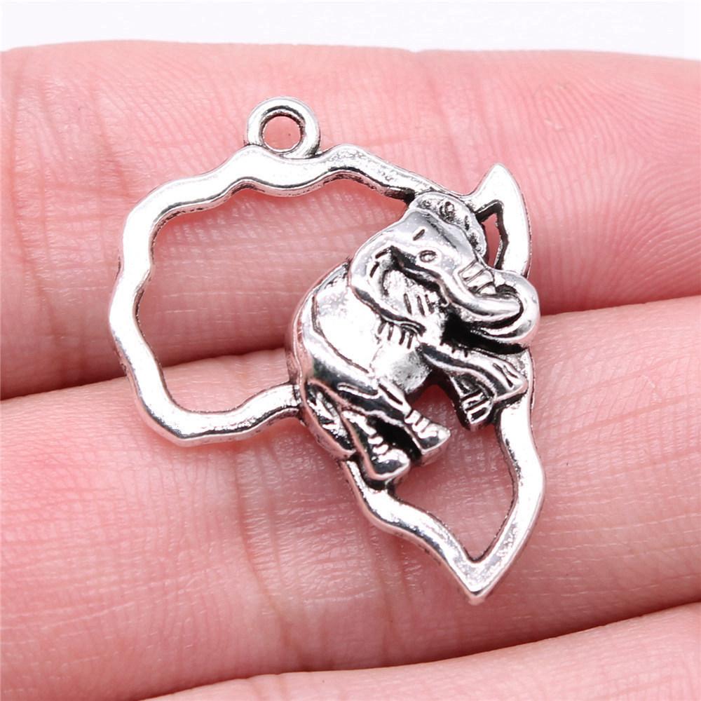 Charms Elephant God Pendants Kids' Jewelry Materials QC049