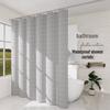 LIEI Waterproof PEVA Shower Curtain
