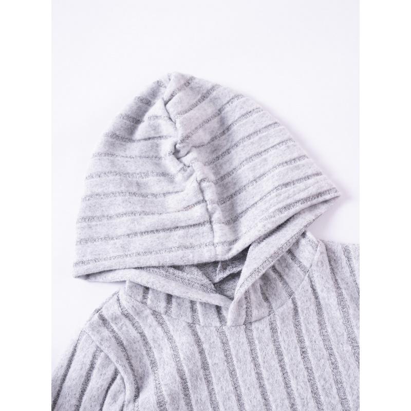 Hot-Selling Girls' Spring and Autumn Set Hooded Knit Sweater Soft Skin-Friendly Autumn and Winter Long-Sleeve Solid Color Long Pants Casual