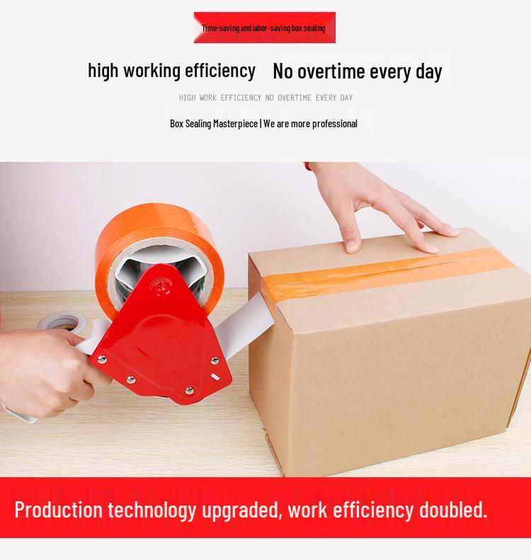 2-Inch Thickened Transparent Metal Tape Cutter and Sealer