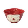 Red Camellia High-Value Ceramic Dishes, Tableware, Souvenir, Wedding Gift, Housewarming, New Home Dish Set