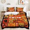 Halloween Bed Three-piece Decoration Funny Theme, Digital Printing