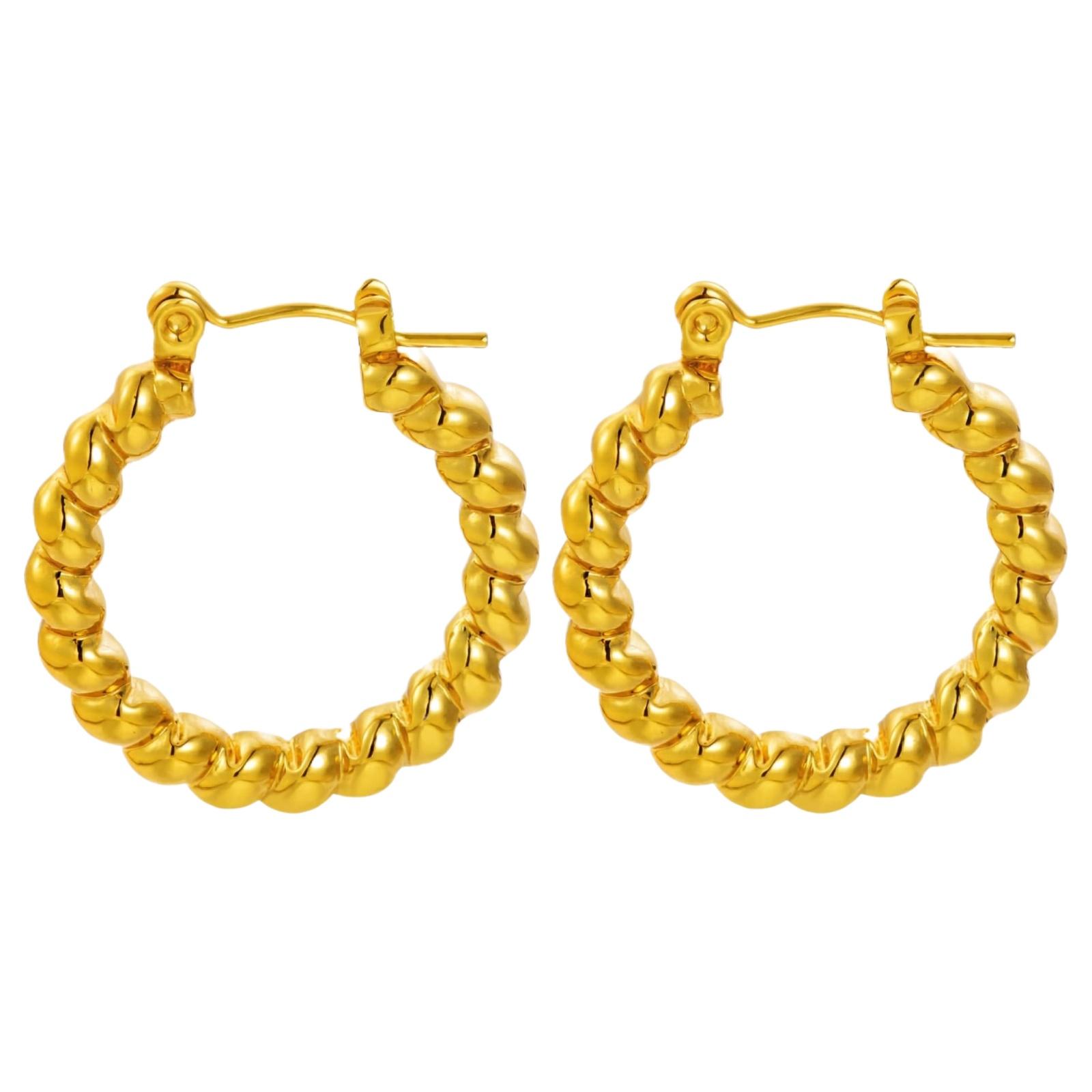 

Серьги из нержавеющей стали для женщин Винтажные Роскошные Стильные Титановые стальные украшения one size