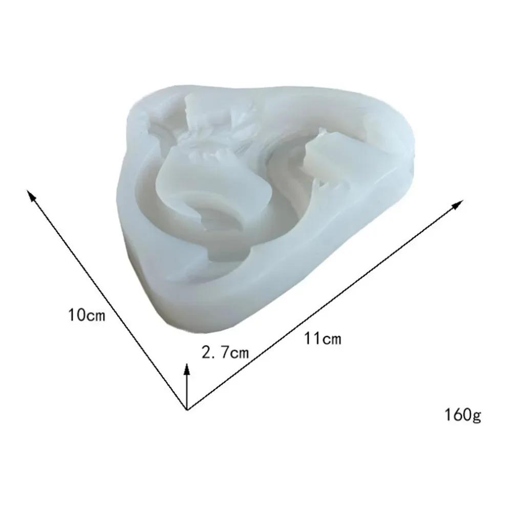 Dragon Epoxy Resin Mold Concrete Cement Polymer Clay Silicone Mould DIY Crafts Fondant Cake Decorating Tool