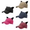 Women Modern Kitten Ears Baseball Hat For Girls Women Unisex Kitten Ears Adjustable Hat Cute Cats Ear