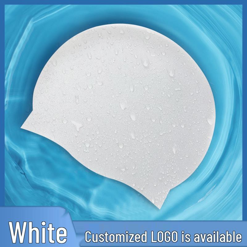 60g Unisex Silicone Swim Cap: Adult Fashion, Waterproof, Ear Protection, Pure Color