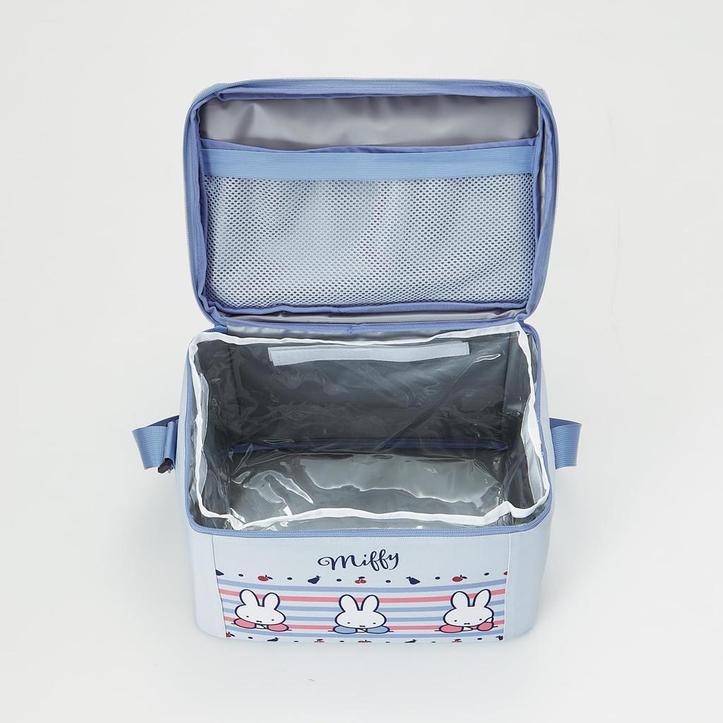 Skater Foldable Insulated Bag 12L with Shoulder Strap and Clear Miffy Bag, CLB12-A