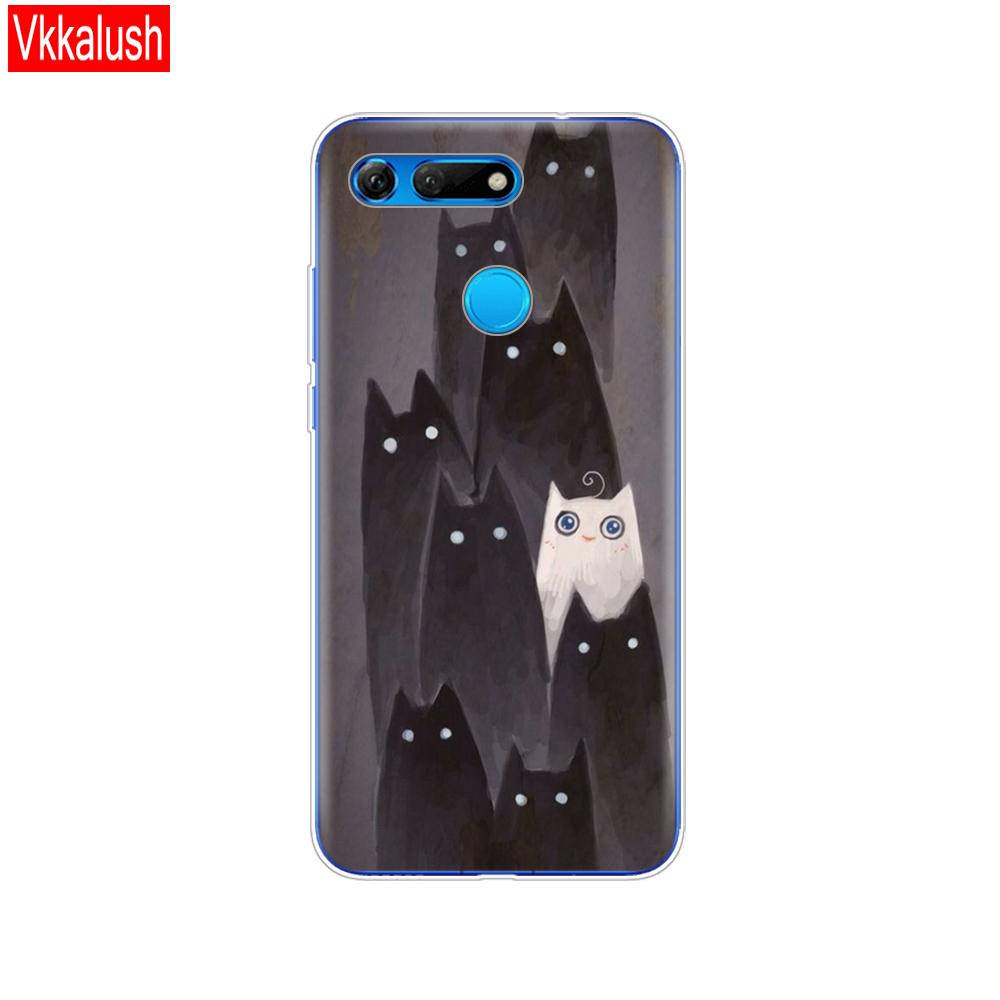 Silikonhülle für Huawei Honor View 20 V20 Hülle TPU Funda Weiche Silikonhülle für Honor V20 Capa Niedliches Tiermuster