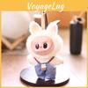Cute Cartoon Rabbit With Overalls Plush Toy Pendant Keychain For Kids