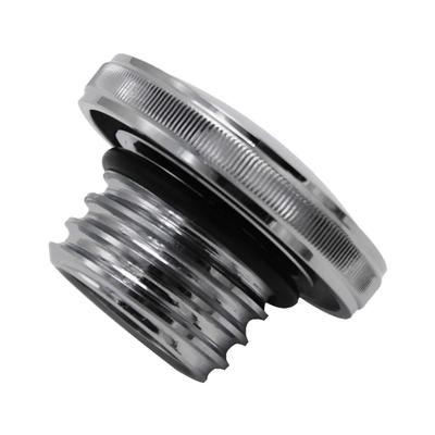Archnote Tank Cap, Fuel Tank, Gasoline, Gas Inlet, Cap, Lid, Motorcycle, Outside Product, For Harley Dyna, Softail, Sportster, Silver