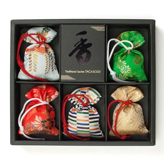 

Premium 60mm Long and Pattern Not Dare Sode Sachets, Quality, 5-Pack, Shoyeido, 511115, (Color Available)