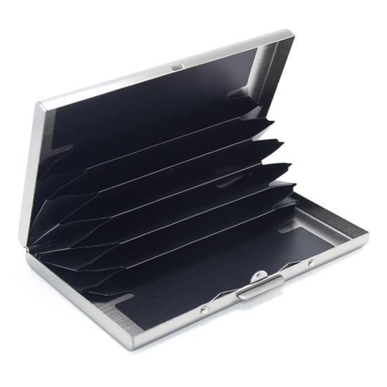 Credit Card Holder Smooth Surface Protective Lightweight RFID Blocking Credit Card Holder for Business Card
