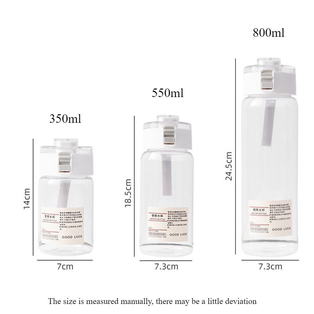 School Children's Water Bottle Tritan Material BPA Free Leak Proof Plastic Water Bottle with Drinking Cap Reusable350/550/800/ml