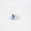 London Blue Topaz  Gemstone 925 Sterling Silver Jewelry Statement Ring For Gift CZR-3-12