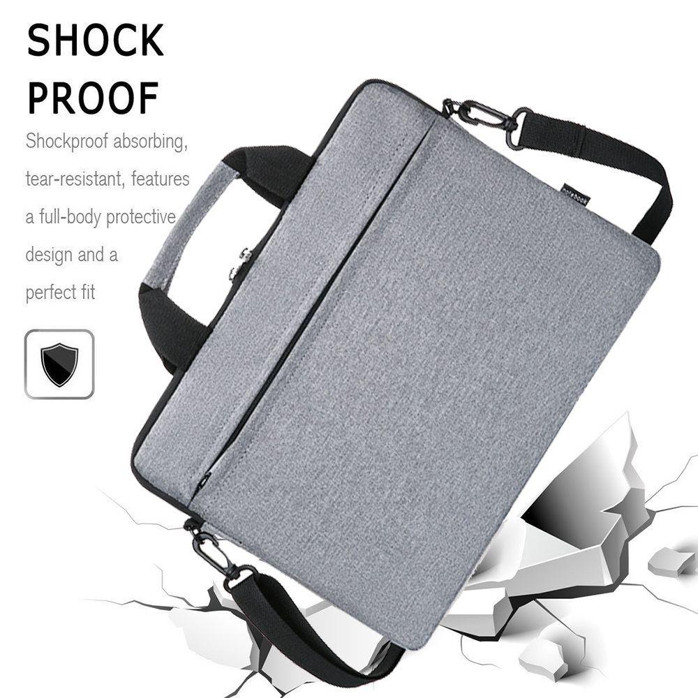 New Shockproof Laptop Sleeve Case Ultra Thin Business Shoulder Bag Fashion Large Capacity Notebook Cover