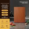 Thickened Wood Cutting Board No Paint Double-sided Chopping Board No Wax Anti-slip Antibacterial Cutting Board Kitchen Use