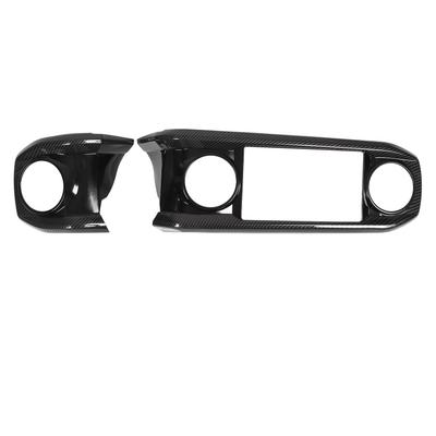 Center Console Dashboard Meter Panel Frame Cover Trim Carbon Fiber Style Replacement for Tacoma 2016‑2020