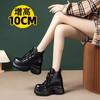 Women's shoes 2026 autumn and winter new item  top layer cowhide high-heeled boot women's leather fashionable short boots