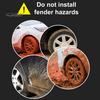 Truck Fender Set 4Pcs Car Mud Flaps with Screws Universal Fit PVC Auto SUV RV Easy Installation Front Rear Wheel Splash Guard Automotive Exterior