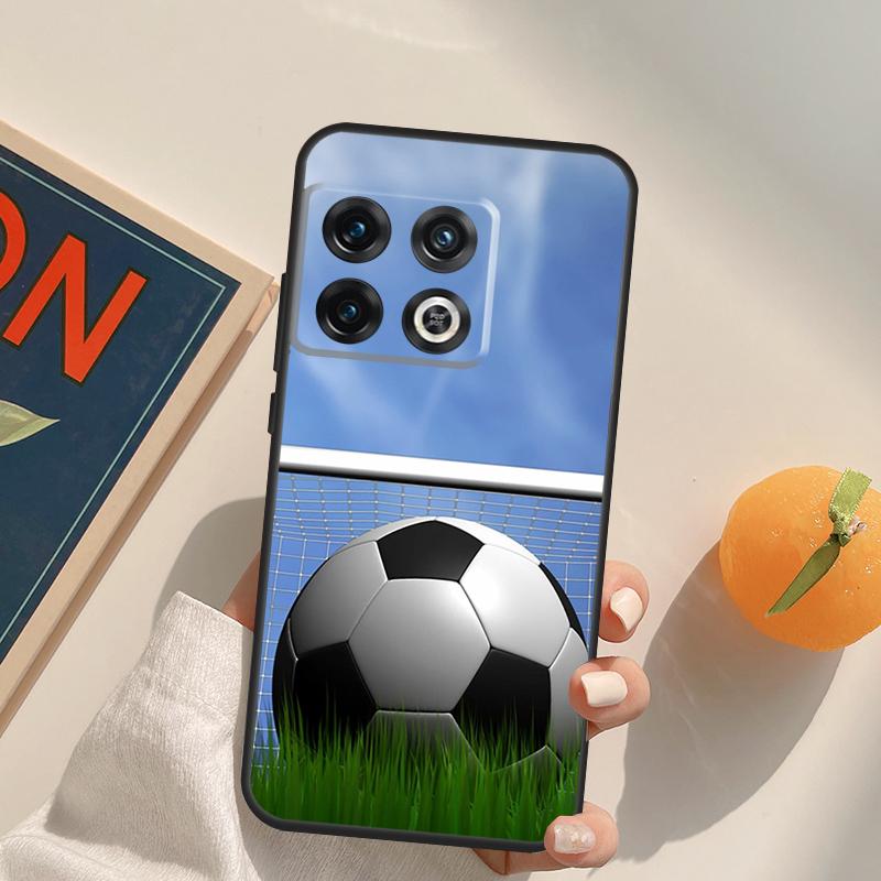 Football Soccer Ball Case For OnePlus 13T 10T 10R 12R 13R 15 13 12 11 10 9 Pro Nord CE 5 2 3 4 Lite N20 N30 Cover
