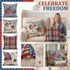 Independence Day Throw Covers 4th of Decorative Cushion Cases for Couch Sofa, Patriotic Home Decor