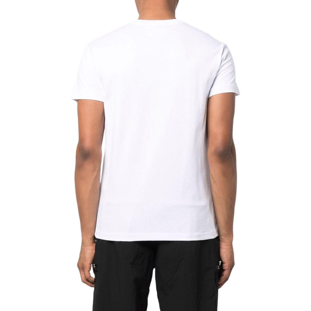 Versace SS22 Logo Letter Print Short Sleeve T-Shirt Men T-Shirts White 72GAHG01-CJ00G-S03