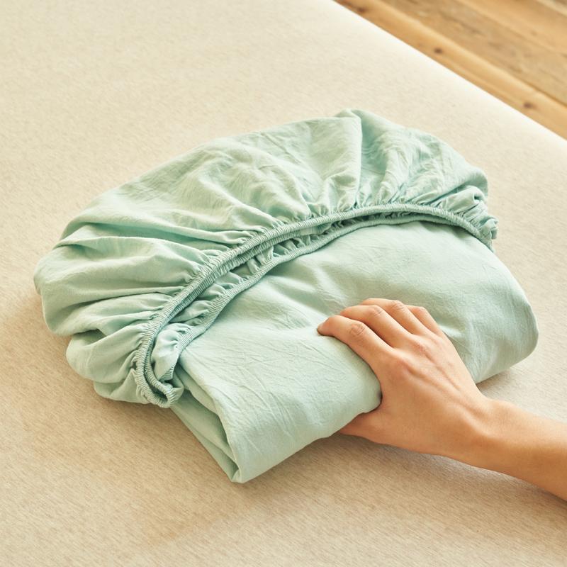 

Хлопковая мягкая простыня на резинке, нескользящий регулируемый наматрасник для двуспальной, королевской, полуторной кровати 90x200 150x200 180 US-Twin