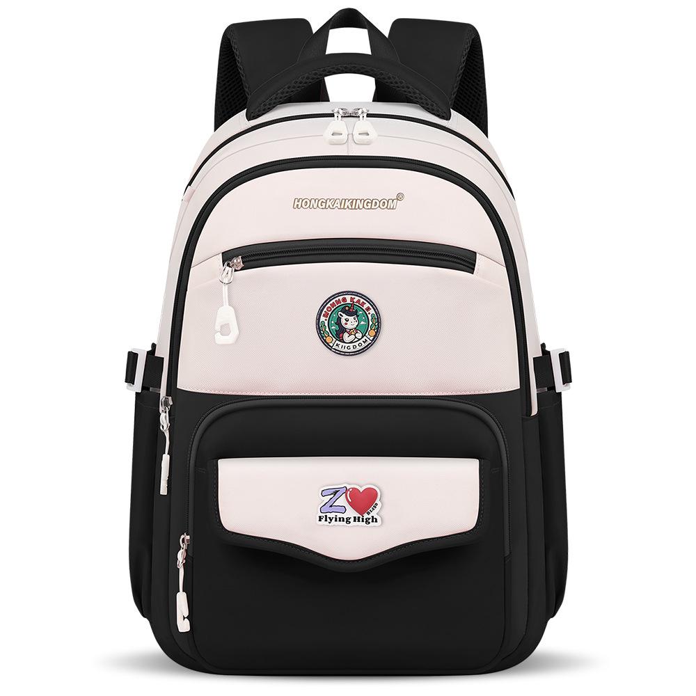 New Bag Junior High School Primary School Children's Schoolbag Large Capacity Backpack Outdoor Leisure Travel Bag Backpack