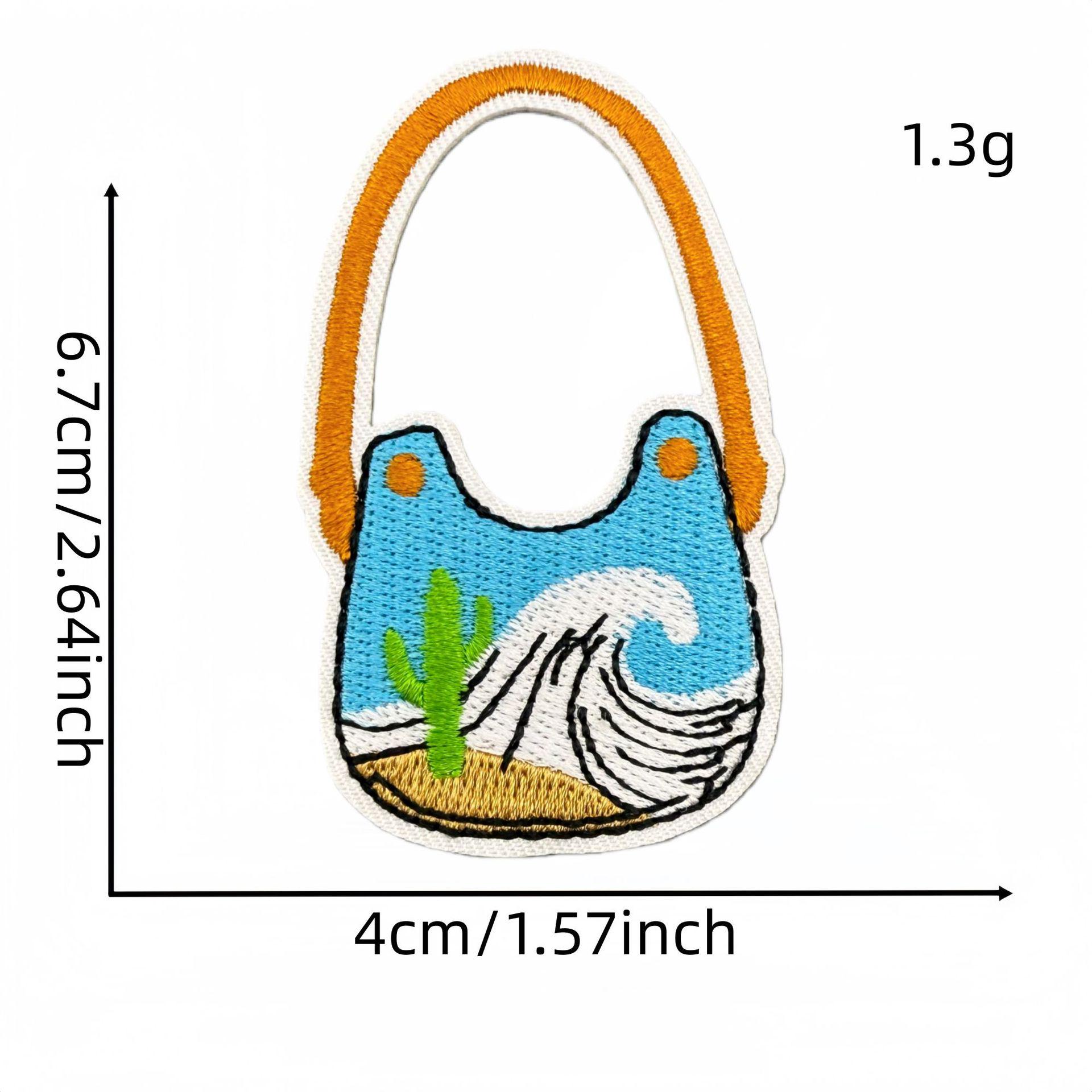 

Cowboy Girl Embroidered Patch - Blue Coastal Elements for Clothing, Bags, Boxes. Versatile Badge Accessory.