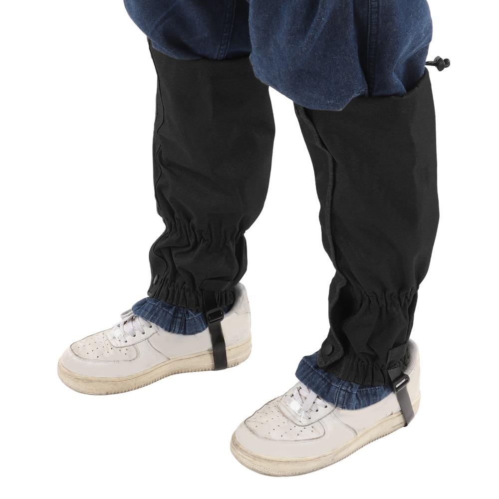 1 Pair Durable Oxford Cloth Boot Cover Waterproof Sand Proof Legging Gaiters Adjustable Straps Breathable Boot Gaiters Hiking