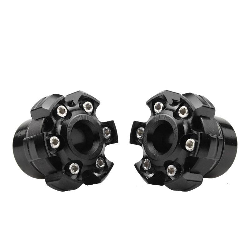 

1 pair Universal Motorcycle Aluminum Anti-fall Shock Absorption CNC Front Fork Cup Modification Tool Anti-collision Bumper чёрный