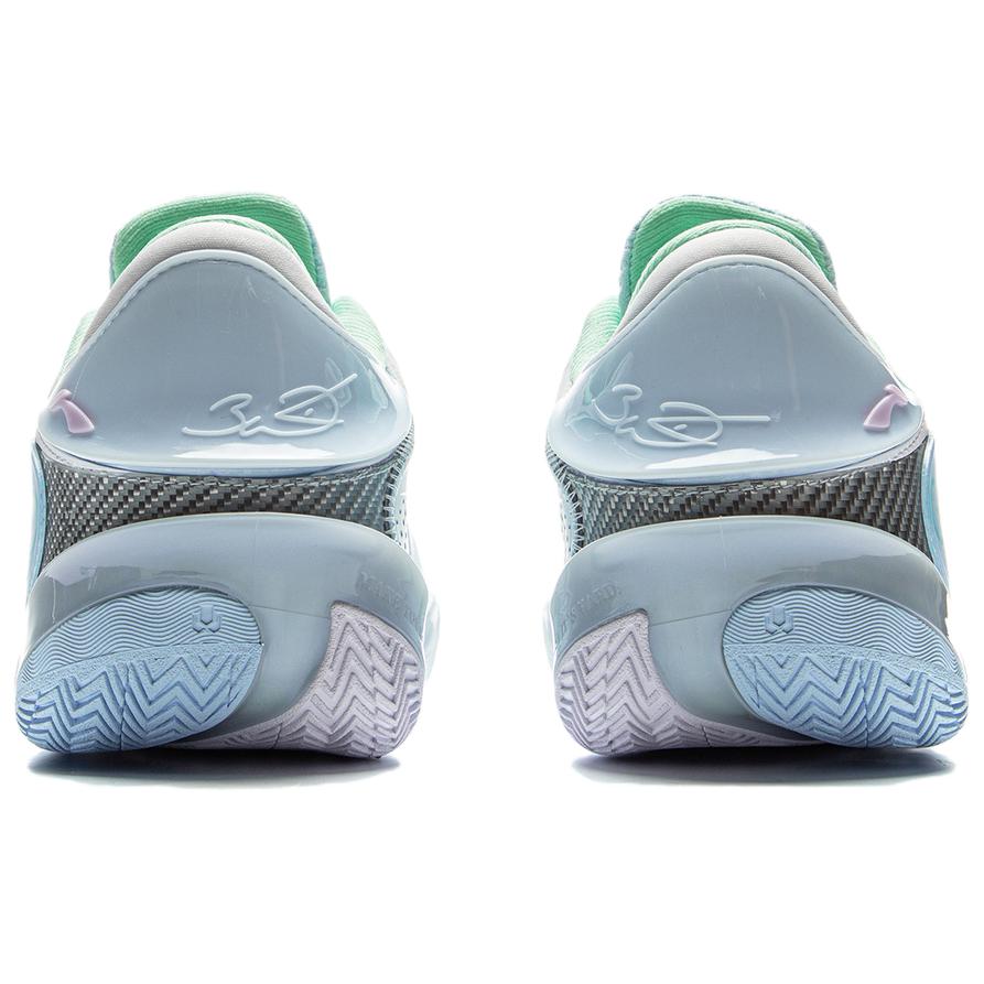 Li Ning Wade 808 5 ULTRA Wear Resistant And Lightweight Low Top Basketball Shoes Men's White Blue Green ABAV015-3