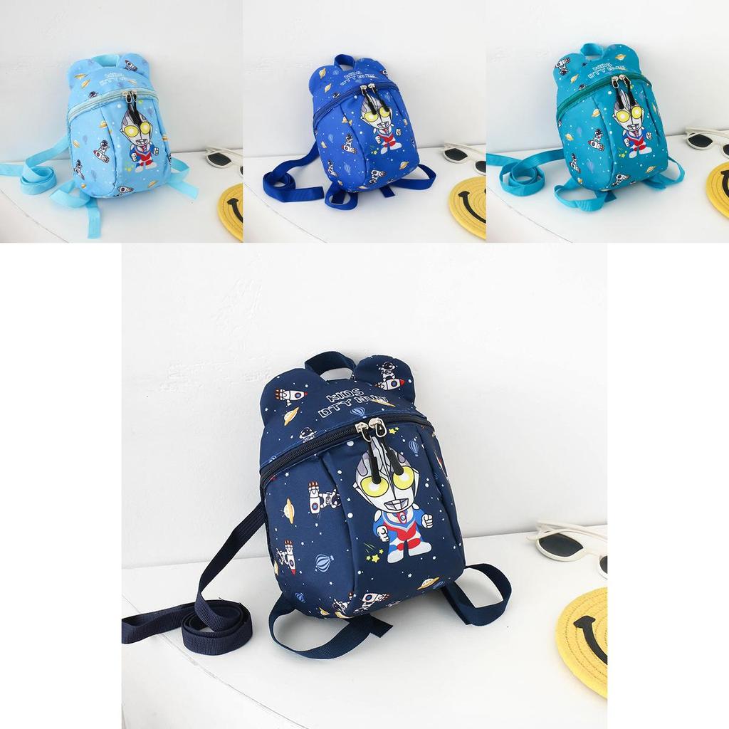 Childrens Cartoon Ultraman Backpack With Breathable Nylon Material For Kindergarten Kids