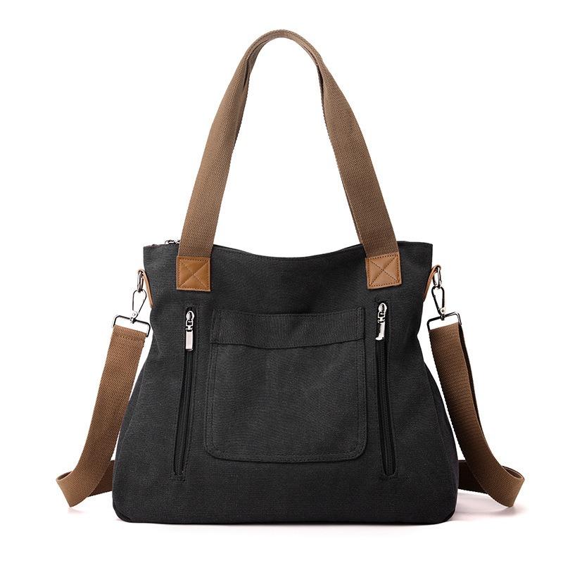 Large-capacity Single-shoulder Bag, Student Tote Handbag, Crossbody Cloth Bag