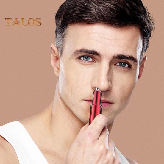 Zastřihovač chloupků v nose Bezbolestné zastřihování Hlava s kulatou čepelí Čištění chloupků Cestovní USB nabíjení Duální čepel s čepelí z nerezové oceli Depilace v nose pro muže