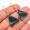 Boulder Opal Gemstone 925 Solid Sterling Silver Jewelry Earring 1.62" GK-5718