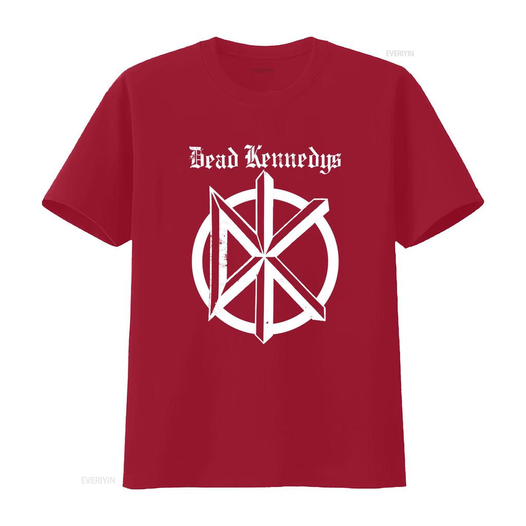 Vintage Punk Rock Dead Kennedys Band Logo Print Casual T Shirt Vintage Washed Stylish Stretched Fashion Soft