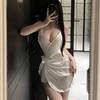 Sexy lingerie women's nightgown sexy fun pure desire backless dress suspender skirt tied