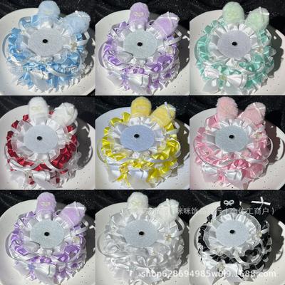 Original Niedliches Kaninchenohr Spitze Kuchen Ba Chi Tuo Gu Mei Handgefertigtes Schleifenabzeichen Tuo Geburtstagsgeschenk Array Tuo