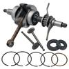 Crankshaft Crank Shaft Oil Seal Valve Piston Rings Set Kit For Honda GX35 35CC GX 35 Lawn Mower Small Engine Motor Part