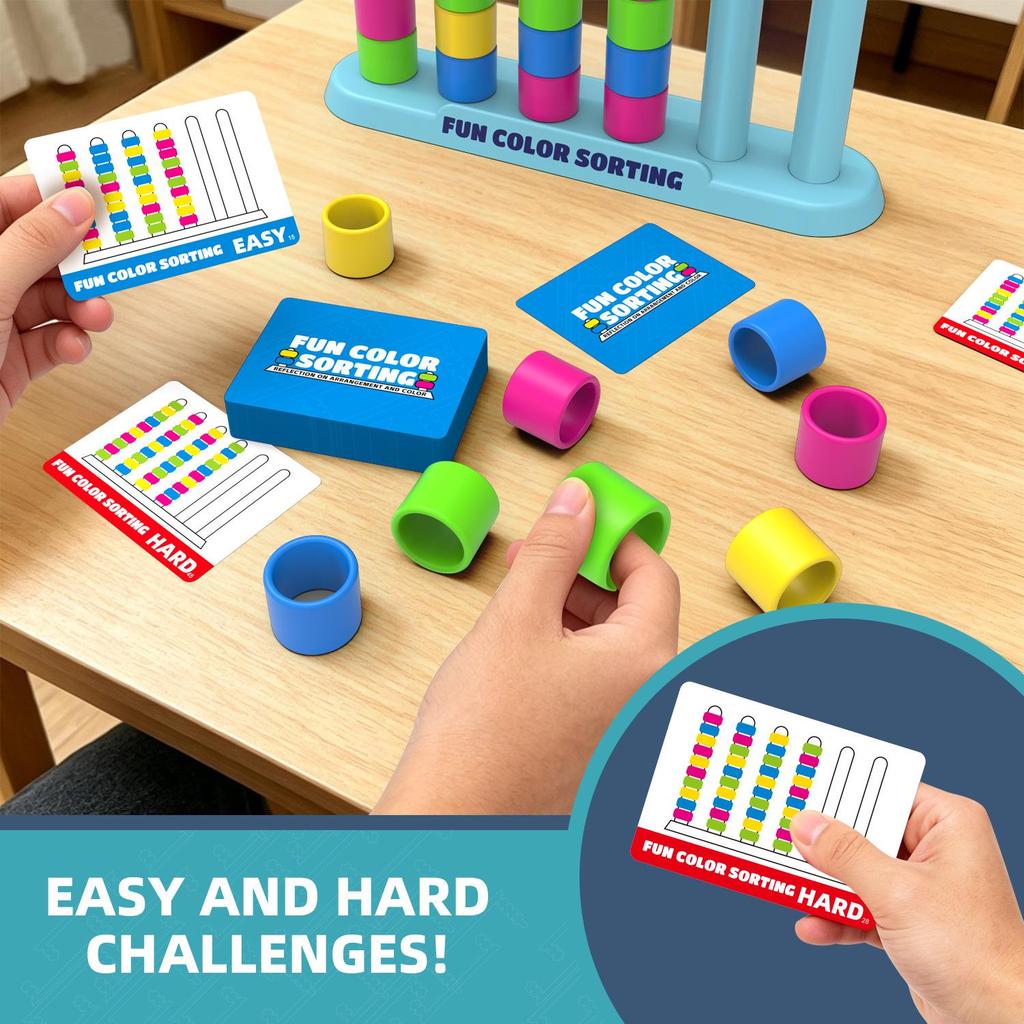 Children's Educational Stacking & Sorting Game – Fun Parent-Child Interaction