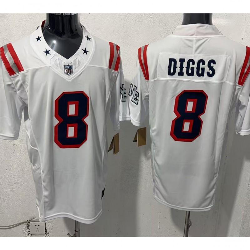 Vlastní vyšívaný fotbalový dres Tým New England Patriots Sportovní uniforma Pánské Fanoušci