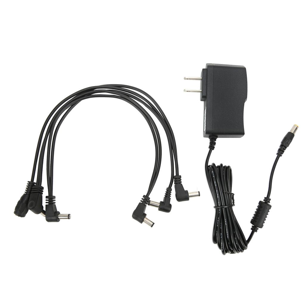 Power Adapter 9V Plastic Guitar Multi Effect 1 to 5 C2T Line Industrial Tools 850mA