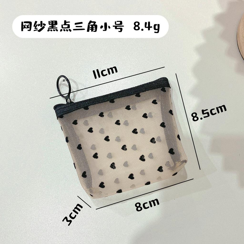 Cosmetic Bag Women'S Korean Transparent Toilet Bag Portable Mesh Storage Bag Large Capacity Travel