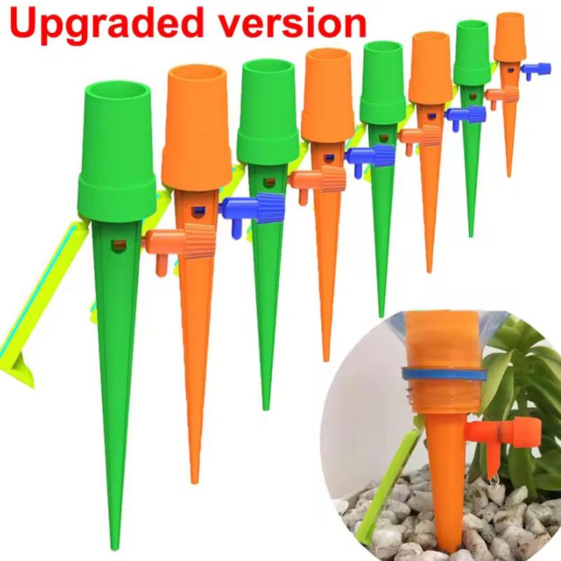 6/15Pcs Garden Automatic Water Bottle Drip Irrigation Device Self Watering Spikes Plant