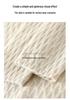 Lekasha Women's 100% Cashmere Knitted Sweater, Half-High Neck, Long Sleeve, Autumn/Winter Pullover