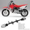 Black Steel Alloy Foot Peg Mount Bracket Replacement for CRF50 50cc 70cc 110cc 125cc Pit Bike