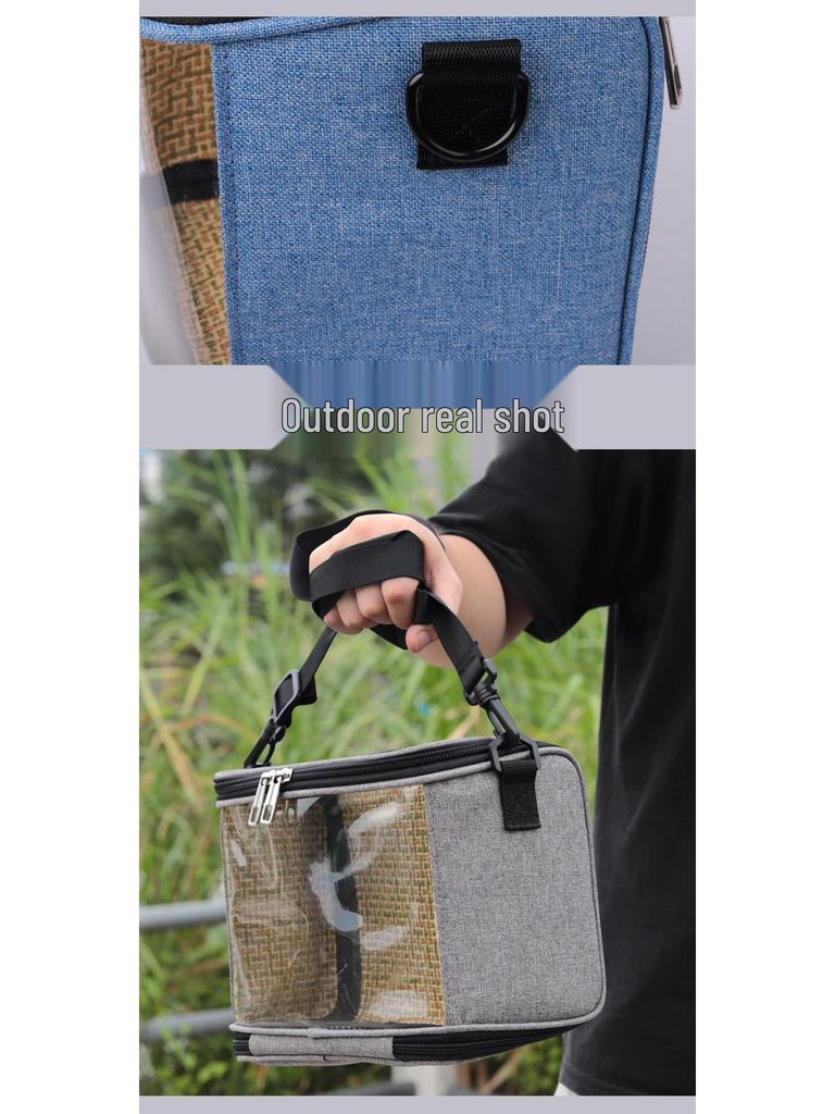 Transparent Portable Parrot Bird Cage Handbag - Pet Supplies Crossbody Bag